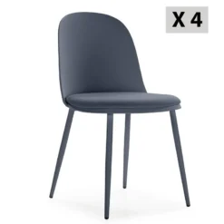 Lot De 4 Chaises Kana Blanches -WOOOD Soldes 060fe50f7180473eb429c7be95ebab7f