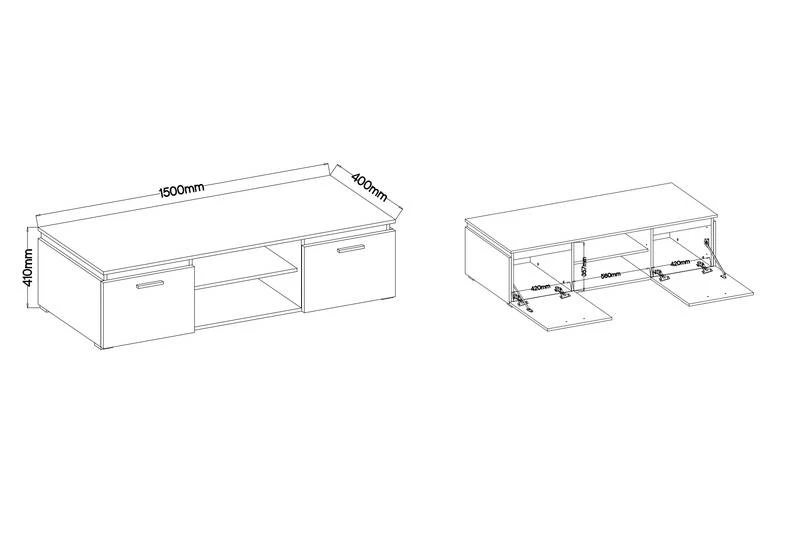 FURNIX Meuble Mural FERCI 300 7 FURNIX Meuble Mural FERCI 300 – Image 5
