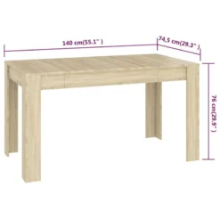 VIDAXL Table à Manger 41 VIDAXL Table à Manger -WOOOD Soldes 08a89d7460a84f11911a62d37e6eb2c4