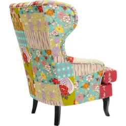 Fauteuil Wing Patchwork 20 Fauteuil Wing Patchwork -WOOOD Soldes 0ba6f39c26494dfbb6da58f7f57b2f7e