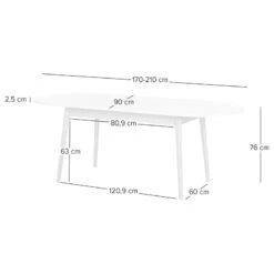 Table Extensible LINDHOLM Ovale -WOOOD Soldes 1000008040 230728 500 SKETCH DETAILS P000000001000008040 sketch