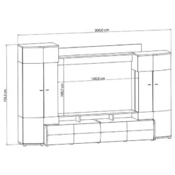 Ensemble Meubles TV Intento (4 éléments) -WOOOD Soldes 1000171358 220304 500 SKETCH DETAILS P000000001000171358 sketch