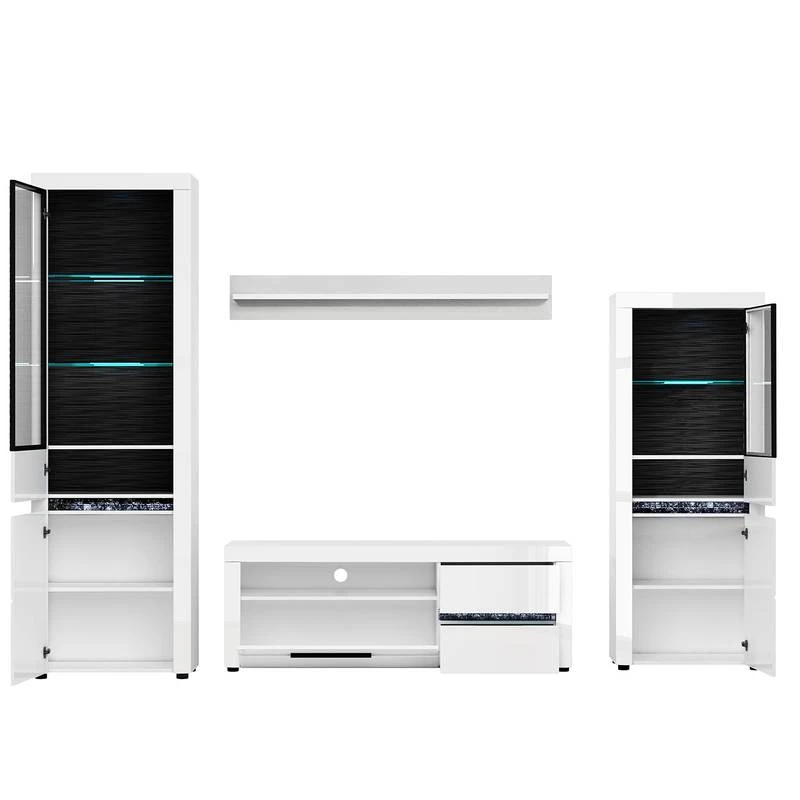 Ensemble Meubles TV Charnocks I (4 él.) 6 Ensemble Meubles TV Charnocks I (4 él.) – Image 4