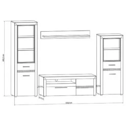 Ensemble Meubles TV Charnocks I (4 él.) 13 Ensemble Meubles TV Charnocks I (4 él.) -WOOOD Soldes 1000171363 190424 07580600341 GALLERYIMAGES P000000001000171363