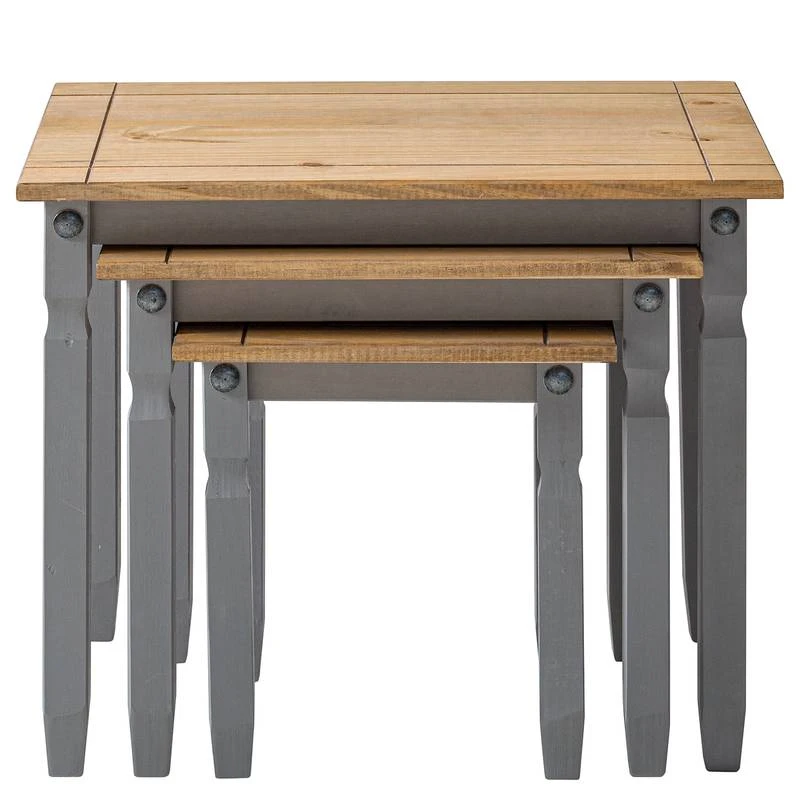 Tables Gigognes Finca Rustica (3 élém.) 9 Tables Gigognes Finca Rustica (3 élém.) – Image 7