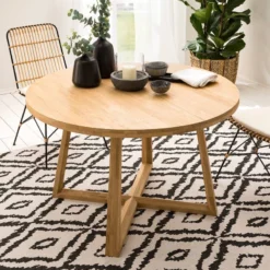 Table En Bois Massif VOKSA 22 Table En Bois Massif VOKSA -WOOOD Soldes 1000183881 200323 06065000039 MOOD DETAILS P000000001000183881 mood