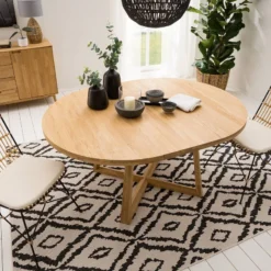 Table En Bois Massif VOKSA 23 Table En Bois Massif VOKSA -WOOOD Soldes 1000183881 200323 06065000040 MOOD DETAILS P000000001000183881 mood