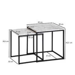 Tables Gigognes Paiteago (lot De 2) 11 Tables Gigognes Paiteago (lot De 2) -WOOOD Soldes 1000194314 200108 10063100686 SKETCH DETAILS P000000001000194314 sketch