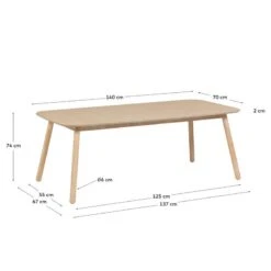 Table Hauho II -WOOOD Soldes 1000225983 200917 06363600031 SKETCH DETAILS P000000001000225983 sketch