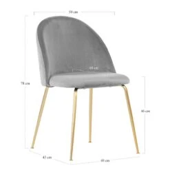 Chaises Capitonnées Maxou I (lot De 2) -WOOOD Soldes 1000231037 201125 16493000238 SKETCH DETAILS P000000001000231037 sketch