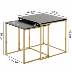 Tables Gigognes Menville (lot De 2) -WOOOD Soldes 1000244883 210202 14595400230 SKETCH DETAILS P000000001000244883 sketch