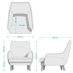 Fauteuil Vieux Vichy 30 Fauteuil Vieux Vichy -WOOOD Soldes 1000256588 210809 09092400141 SKETCH DETAILS P000000001000256588 sketch