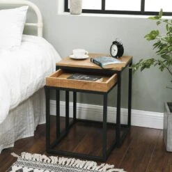 Bouts De Canapé Tuxford (lot De 2) -WOOOD Soldes 1000283986 210813 06360100298 MOOD DETAILS P000000001000283986 mood