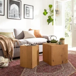 Bouts De Canapé Cubus I (lot De 2) -WOOOD Soldes 1000289253 210906 06344500002 MOOD DETAILS P000000001000289253 mood