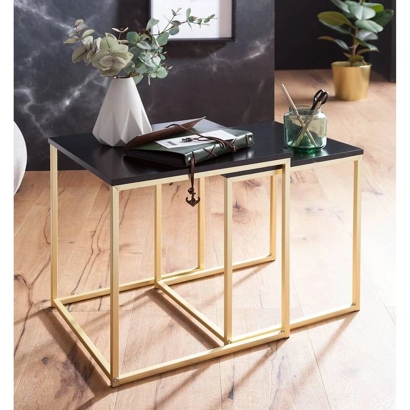 Tables Gigognes Calhan (lot De 2) 4 Tables Gigognes Calhan (lot De 2) – Image 2