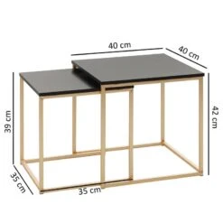 Tables Gigognes Calhan (lot De 2) 15 Tables Gigognes Calhan (lot De 2) -WOOOD Soldes 1000296373 210929 06333000637 SKETCH DETAILS P000000001000296373 sketch