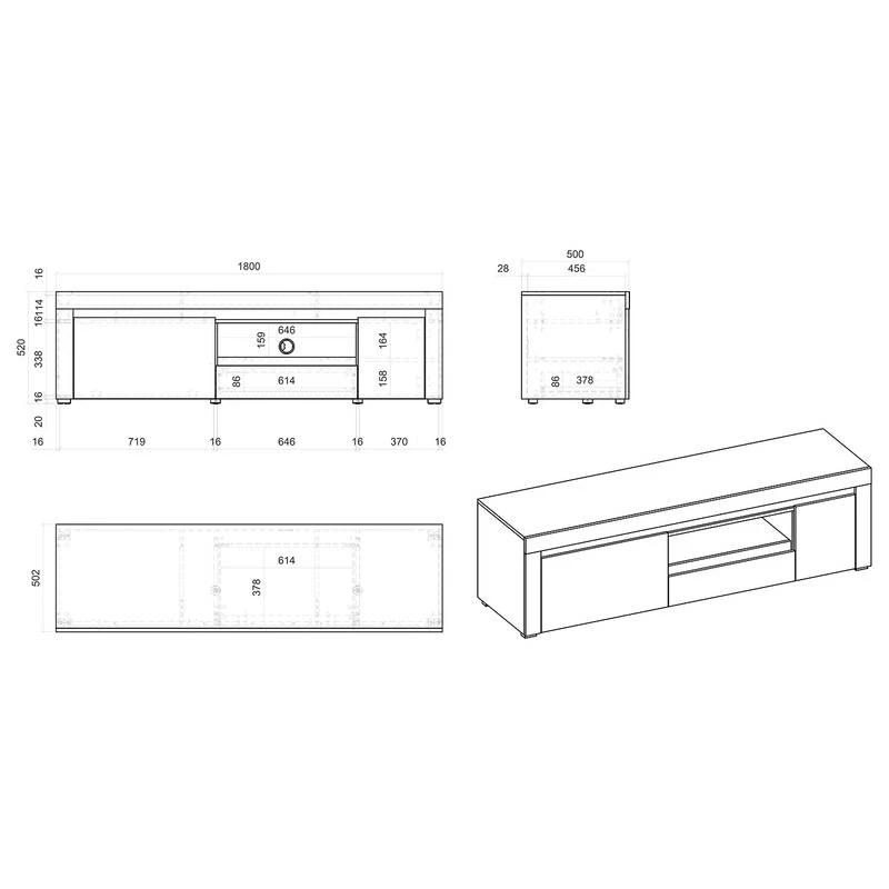Ensemble Meubles TV Stonda VI (4 élém.) 18 Ensemble Meubles TV Stonda VI (4 élém.) – Image 16
