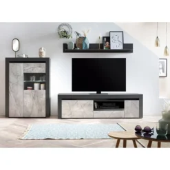Ensemble Meubles TV Stonda I (3 élém.) -WOOOD Soldes 1000314592 211209 12532100232 MOOD DETAILS P000000001000314592 mood