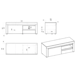 Ensemble Meubles TV Stonda III (4 élém.) 37 Ensemble Meubles TV Stonda III (4 élém.) -WOOOD Soldes 1000314594 211209 12532300767 SKETCH DETAILS P000000001000314594 sketch