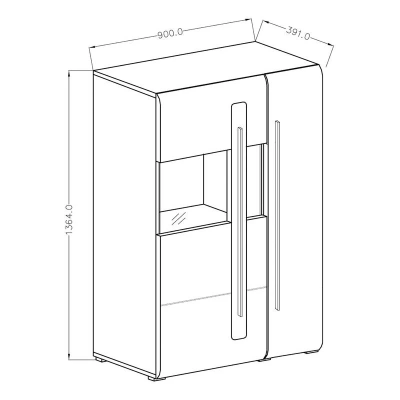 Ensemble Meubles TV Tyfta II (4 élém.) 11 Ensemble Meubles TV Tyfta II (4 élém.) – Image 9