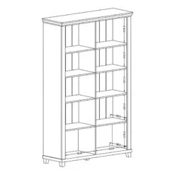 Vitrine Haute Emmanuela -WOOOD Soldes 1000339983 220317 501 SKETCH DETAILS P000000001000339983 sketch