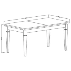 Table Emmanuela -WOOOD Soldes 1000339988 220317 500 SKETCH DETAILS P000000001000339988 sketch