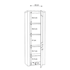 Vitrine Parksville 21 Vitrine Parksville -WOOOD Soldes 1000342475 220404 501 SKETCH DETAILS P000000001000342475 sketch