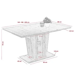 Table Takio -WOOOD Soldes 1000343838 220406 500 SKETCH DETAILS P000000001000343838 sketch