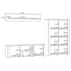 Ensemble Meubles TV Vassia I (3 élém.) -WOOOD Soldes 1000344688 220414 501 SKETCH DETAILS P000000001000344688 sketch