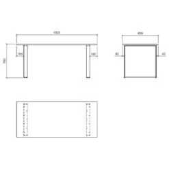 Table Shutter -WOOOD Soldes 1000348696 220505 501 SKETCH DETAILS P000000001000348696 sketch