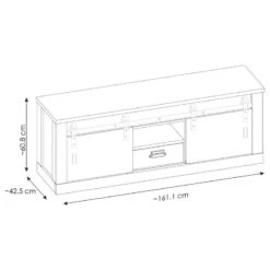 Ensemble Meubles TV Shutter III (3 él.) 37 Ensemble Meubles TV Shutter III (3 él.) -WOOOD Soldes 1000348724 220505 501 SKETCH DETAILS P000000001000348724 sketch