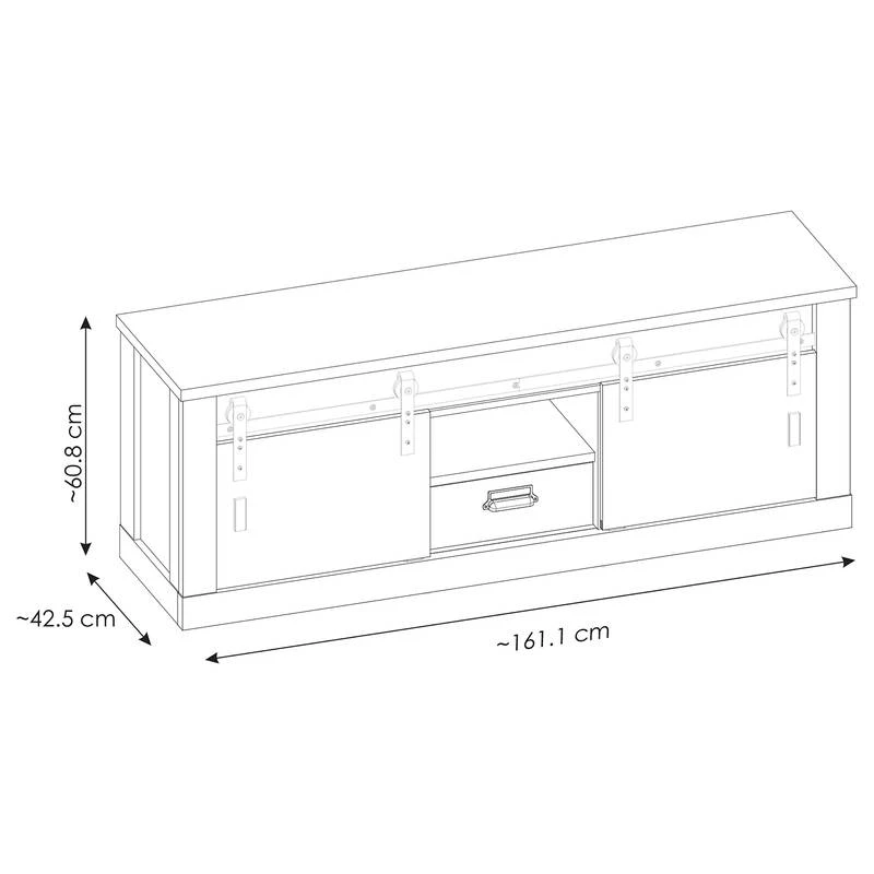Ensemble Meubles TV Shutter III (3 él.) 18 Ensemble Meubles TV Shutter III (3 él.) – Image 16