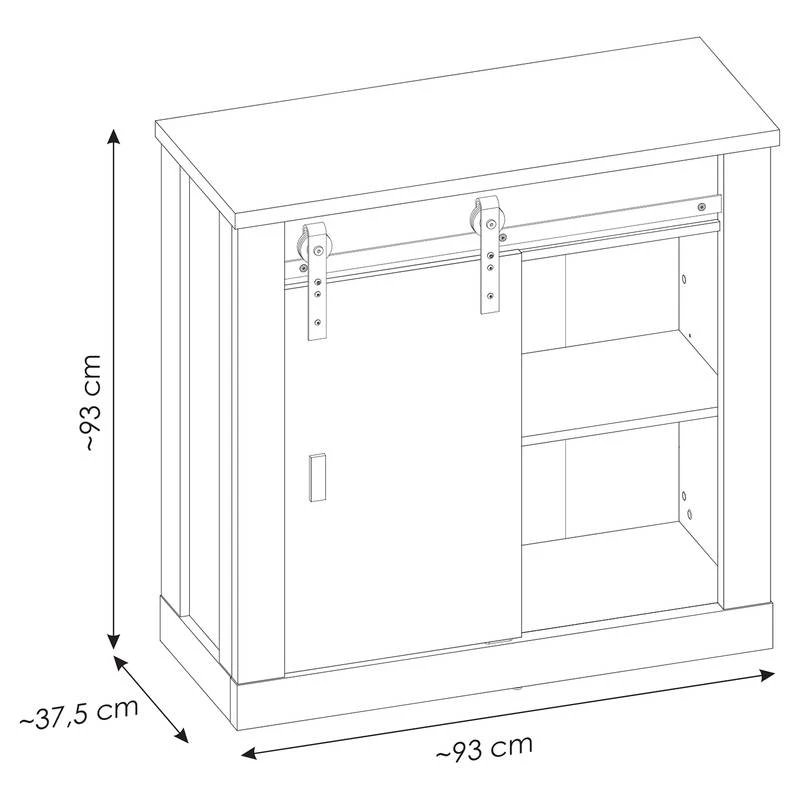 Ensemble Meubles TV Shutter III (3 él.) 19 Ensemble Meubles TV Shutter III (3 él.) – Image 17