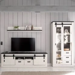 Ensemble Meubles TV Shutter V (3 élém.) -WOOOD Soldes 1000348733 220505 011 MOOD IMAGE P000000001000348733 mood