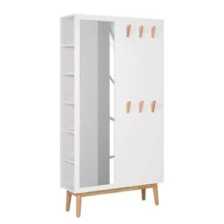 Armoire D’entrée LINDHOLM Avec Miroir -WOOOD Soldes 1000364010 230727 050 DETAILS P000000001000364010