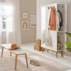 Armoire D’entrée LINDHOLM Avec Miroir -WOOOD Soldes 1000364010 230913 021 MOOD DETAILS P000000001000364010 mood