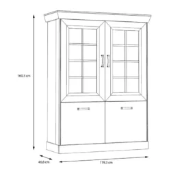 Vitrine Boolamore I 21 Vitrine Boolamore I -WOOOD Soldes 1000364897 220722 500 SKETCH DETAILS P000000001000364897 sketch