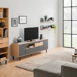 Ensemble Meubles TV Leox II (4 éléments) -WOOOD Soldes 1000366293 230428 023 MOOD DETAILS P000000001000366293 mood