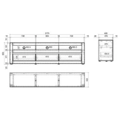 Ensemble Meubles TV Hillbrook - 2 élém. 14 Ensemble Meubles TV Hillbrook - 2 élém. -WOOOD Soldes 1000379954 230328 500 SKETCH DETAILS P000000001000379954 sketch
