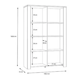 Vitrine Vassia 106 Cm 41 Vitrine Vassia 106 Cm -WOOOD Soldes 1000399713 230801 500 SKETCH DETAILS P000000001000399713 sketch