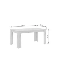 Table à Manger Titan -WOOOD Soldes 145ce550c18a4e52868070ba75618036