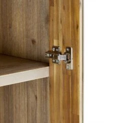 Armoire Vitrine Malaga Marron -WOOOD Soldes 149a5d6768534853babc019d0c38f01d