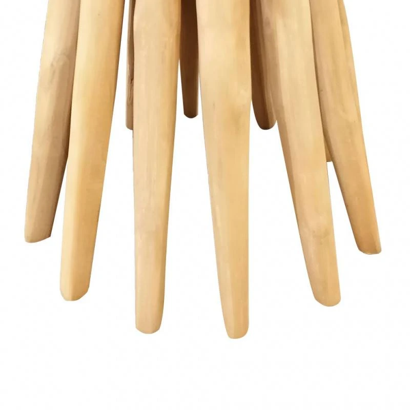 Bout Canapé Plateau Rond Piètement Teck 7 Bout Canapé Plateau Rond Piètement Teck – Image 5