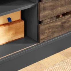 Commode à Chaussures Armoire FSB65-HG -WOOOD Soldes 19b79917a0ff49749369057adaa66b1d