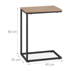 Table D'appoint En Forme De C -WOOOD Soldes 19f09141e31943ed8a58361911f42ee9