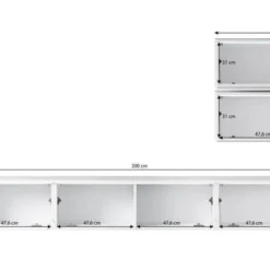 FURNIX Ensemble Meubles Bargo V Avec LED 12 FURNIX Ensemble Meubles Bargo V Avec LED -WOOOD Soldes 1d7a2b9f3f5742ee8bc8a600b42e3dc6