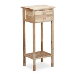 Table D’appoint Noyer Console Téléphone