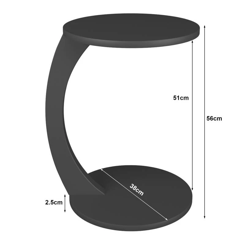 Table D’appoint Holeby Ronde Naturel 11 Table D’appoint Holeby Ronde Naturel – Image 9