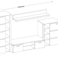 FURNIX Meuble Mural FERCI 300 10 FURNIX Meuble Mural FERCI 300 -WOOOD Soldes 2538bb00349b4ef987445d4439826d34