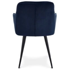 Chaises à Accoudoirs Nadja Bleu Lot De 2 -WOOOD Soldes 270f0caa11a94f2f8a63cf23990aa8bb